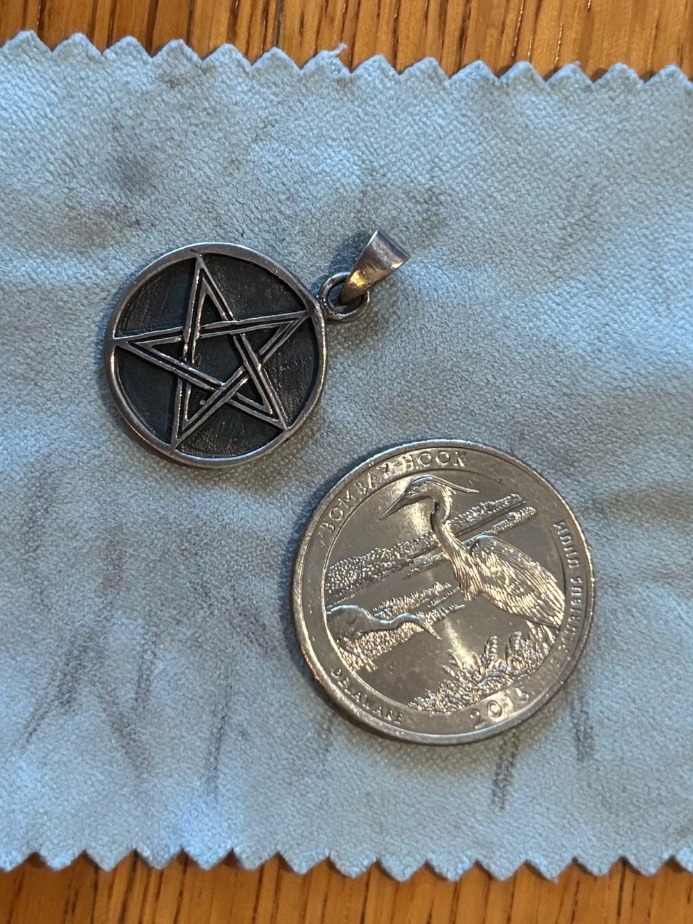 Sterling Pentacle Pendant